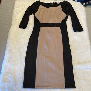 Black mid length cocktail dress